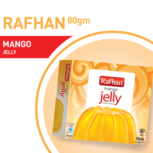 [RAF-JEL-MAN] RAFHAN JELLY MANGO 80GMS