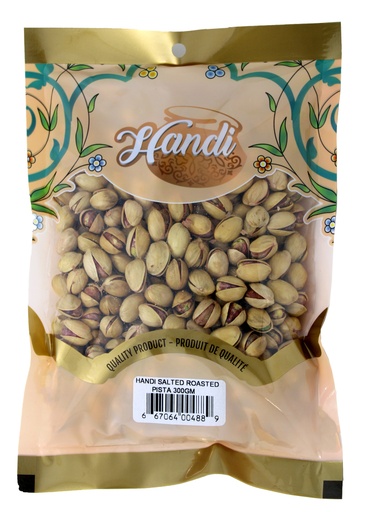 [IN-PISTA-SALT] HANDI SALTED ROASTED PISTACHIO 300GM