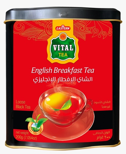 [T-LUX-ENGL] VITAL LUXURY ENGLISH BREAKFAST TEA 200GM