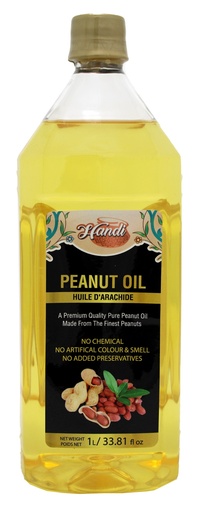 [IN-OIL-PEANUT] HANDI PEANUT OIL 1 LTR