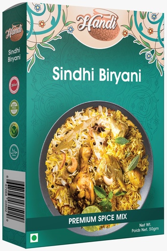 [HD-MSL-SBIR] HANDI RMG SINDHI BIRYANI MASALA 60 GMS