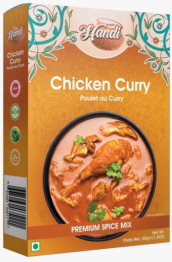 [HD-MSL-CHICURRY] HANDI RMO CHICKEN CURRY MASALA 50 GMS