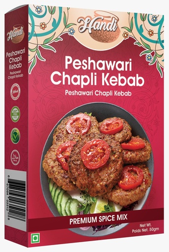 [HD-MSL-CHAPLIKABAB] HANDI RMR PESHAWRI CHAPLI KABAB MASALA 50 GMS
