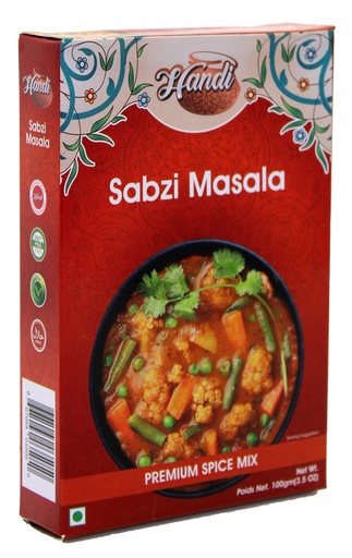 [HD-MSL-SABZI] HANDI RECIPE MIX SABZI MASALA 100 GMS