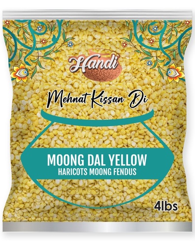[LNT-MOONG-DAL-4LB] HANDI LENTILS MOONG DAL YELLOW 4LB