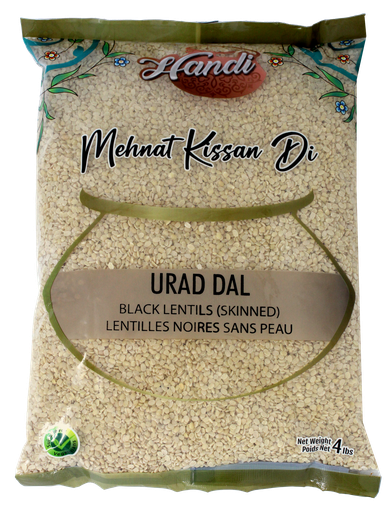 [LNT-URAD-DAL-4LB] HANDI LENTILS URAD DAL 4LB (Box 10)