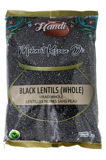 [LNT-URAD-WHL-4LB] HANDI LENTILS URAD WHOLE BLACK 4LB