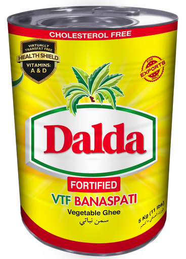 [DALDA-GHEE-5KG] DALDA VTF GHEE 5 KG