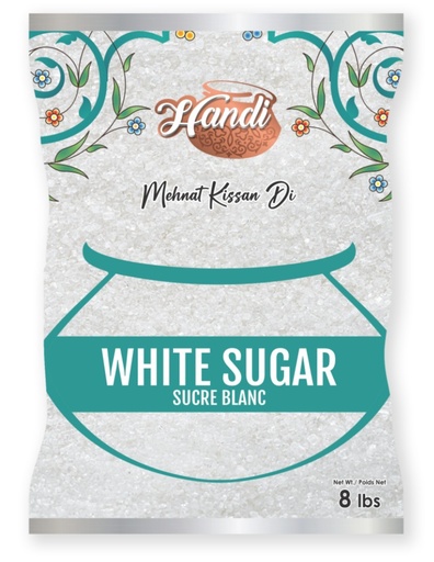 [HD-SUGAR-8LB-4] HANDI SUGAR WHITE SUGAR 8LB