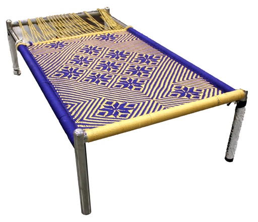 [HD-CHARPAI-STEEL] STAINLESS STEEL CHARPAI BED **ALL WEATHER PATIO**