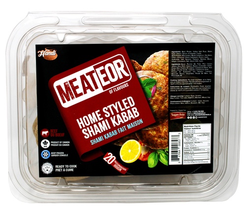 [MEATEOR-CHKSHAMK] FZ MEATEOR SHAMI KEBAB 900 GM CHICKEN *HOME STYLE*