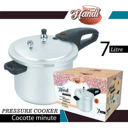 [UT-METAL-COOKER7L] HANDI UTM PRESSURE COOKER 7LTR
