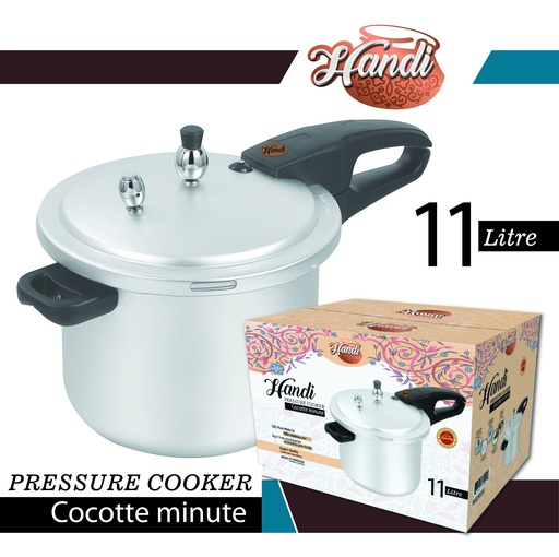 [UT-METAL-COOKER11L] HANDI UTM PRESSURE COOKER 11LTR