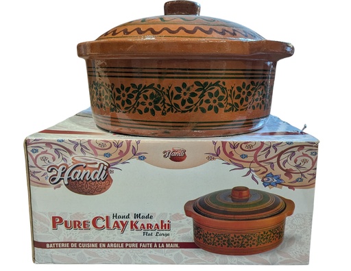 [HD-FLAT-SM] HANDI UT CLAY POT HANDI FLAT