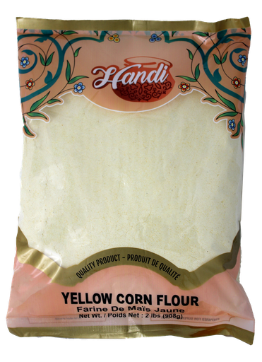 [IN-FLOUR-YLW-CORN-12] HANDI FL YELLOW CORN FLOUR 2LBS MAKKI KA ATTA
