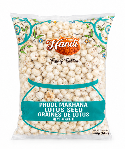 [IN-PHOOL-400GMS-12] HANDI BP PHOOL MAKHANA 400 GMS