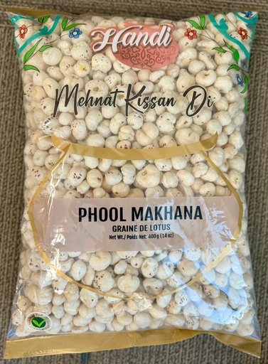 [IN-PHOOL-400GMS-12] HANDI BP PHOOL MAKHANA 400 GMS