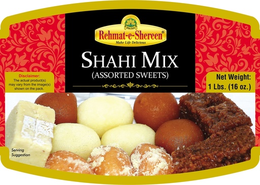 [RA-SWT-ASSR-SWT] REHMAT-E-SHEREEN ASSORTED SWEETS (SHAHI MIX) 1LB