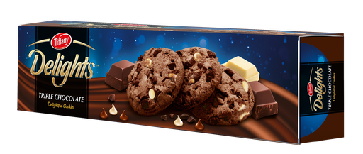 [TIF-CHIP-TRCHOC] TIFFANY CHOCOCHIP COOKIES TRIPLE CHOCOLATE 90GM