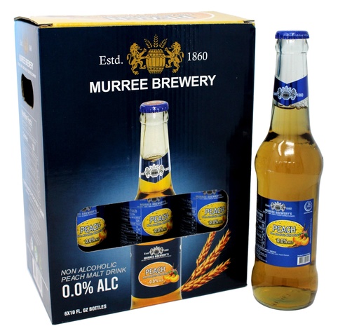 [MUR-BRE-PEACH] MURREE BREWERY PEACH MALT DRINK 300 ML