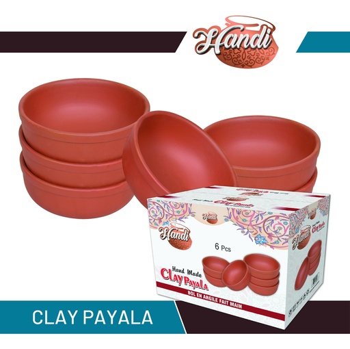 [HD-PIY-SET] HANDI UT CLAY PAYALA 6 PCS