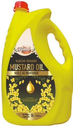 [IN-OIL-MUS-5LTR] HANDI OIL MUSTARD 5LTR