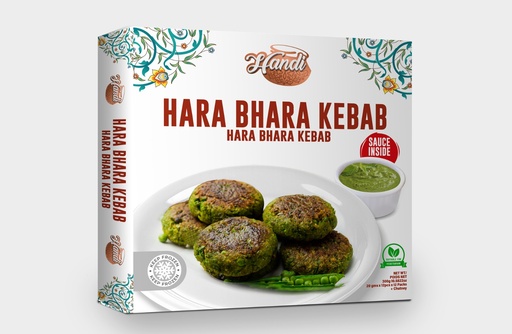 [HDF-HB-KEB] FZ HANDI HARA BHARA KEBAB 12PC/PKT 290GM