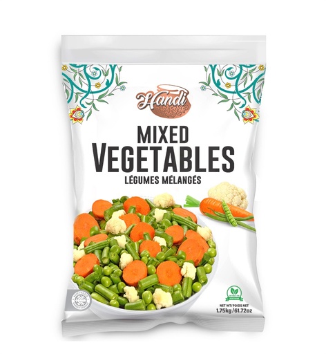 [HDF-MIX-VEG] HANDI FROZEN MIXED VEGETABLES 1.75KG