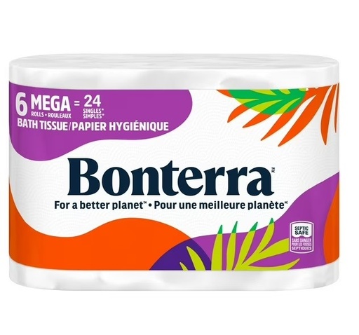 [KRG-BON-BT] BONTERRA BATH TISSUE MEGA 8 x 6