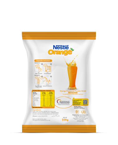 [NES-PWDR-ORG] NESTLE POWDER DRINK ORANGE 500GM