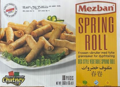 [DN-SPRNG-ROL100] FZ MEZBAN BX SPRING ROLLS 100 ROLLS 1860GM