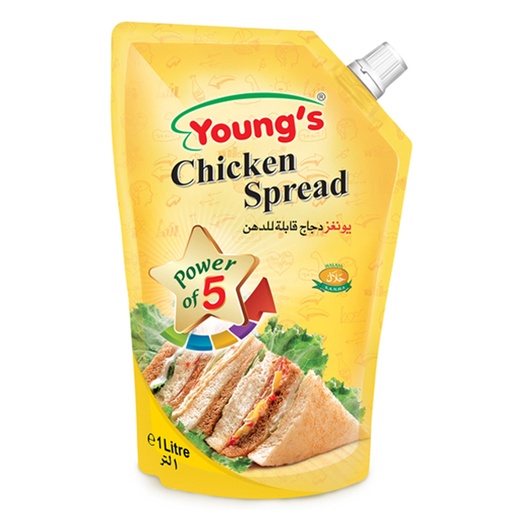 [YNG-SPR-CHKN] YOUNG'S SPREAD 1LTR CHICKEN FLAVOURED LARGE