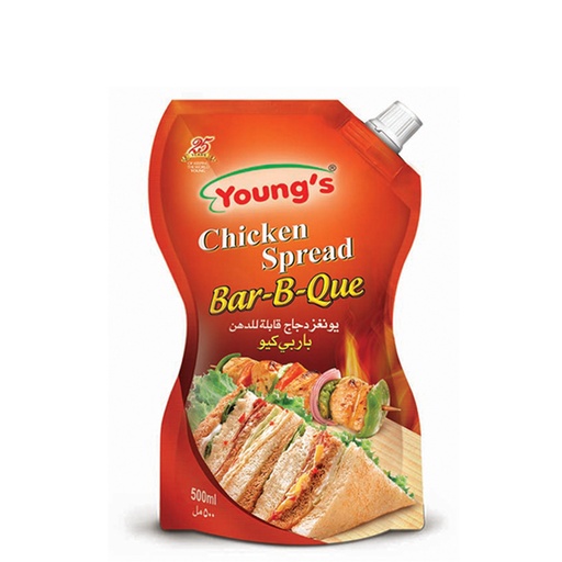 [YNG-SPR-CHBBQ] YOUNG'S SPREAD 500 ML BBQ CHICKEN FLAVOURED (Box 24)