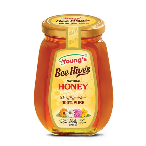 [YNG-NAT-HON] YOUNG'S NATURAL HONEY 500ML