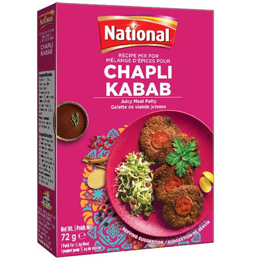 [NF-RM-F-CK] NATIONAL RMF CHAPLI KABAB 72GM