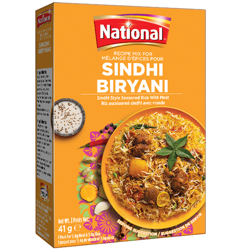 [NF-RM-O-SBRY] NATIONAL RMO SINDHI BIRYANI 41GM