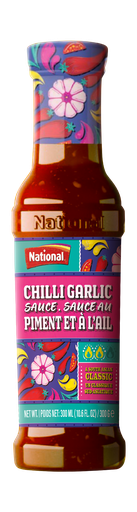 [NF-SAU-CG] NATIONAL SAUCE SML CHILLI GARLIC 300GM