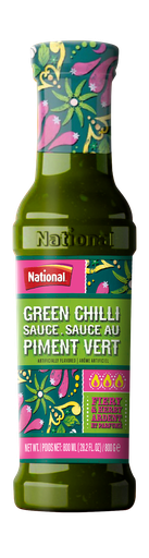 [NF-SAUL-GC] NATIONAL SAUCE LRG GREEN CHILLI 800GM