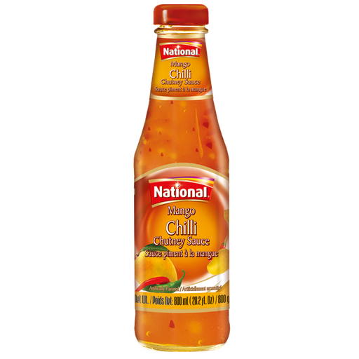 [NF-SAUL-MC] NATIONAL SAUCE LRG MANGO CHILLI 800GM