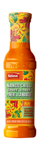 [NF-SAUL-MC] NATIONAL SAUCE LRG MANGO CHILLI 800GM