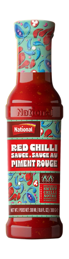 [NF-SAU-RC] NATIONAL SAUCE SML RED CHILLI 300GM