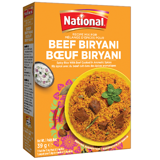 [NF-RM-O-BBIR] NATIONAL RMO BEEF BIRYANI 39GM