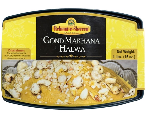 [RA-SWT-FOX-HAL] FZ REHMAT-E-SHEREEN SWT GOND MAKHANA (FOX NUT) HALWA 1LB
