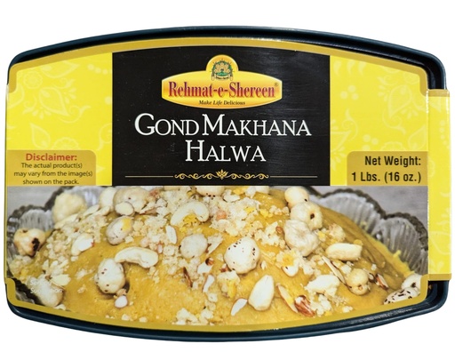 [RA-SWT-FOX-HAL] REHMAT-E-SHEREEN GOND MAKHANA (FOX NUT) HALWA 1LB