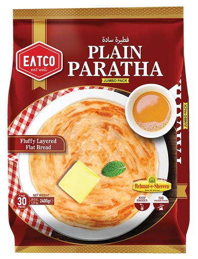 [RA-PL-PARATHA] FZ EAT CO REHMAT-E-SHEREEN PLAIN PARATHA 30PCS