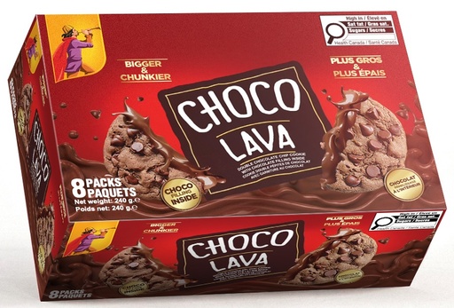 [ENG-CHOC-LAVA] EBM HALF ROLL CHOCO LAVA BISCUIT 240GM