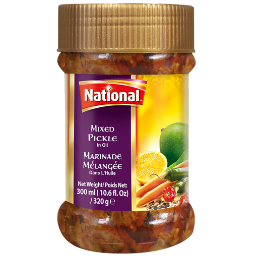 [NF-PKL-MX] NATIONAL PICKLE SML MIXED 320GM