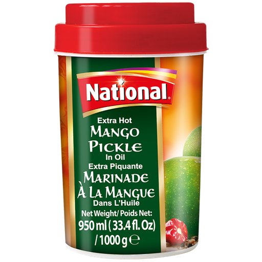 [NF-PKLL-EHMGO] NATIONAL PICKLE EXTRA HOT MANGO 1000GM