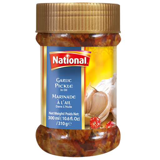 [NF-PKL-GAR] NATIONAL PICKLE SML GARLIC 310GM