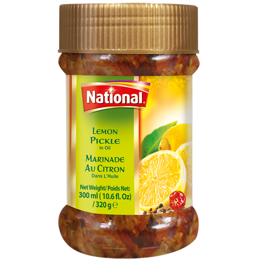 [NF-PKL-LEM] NATIONAL PICKLE SML LEMON 320GM